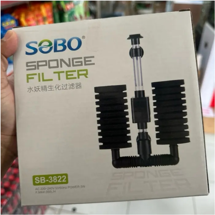 Sobo SB - 3822 Filter Aquarium + BioFoam