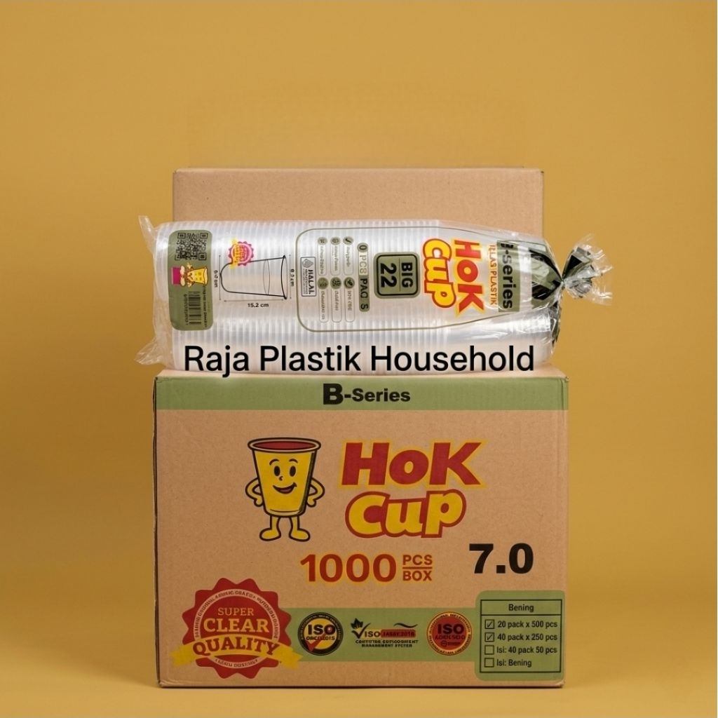 Cup 22oz  Reguler / Gelas 22oz Datar