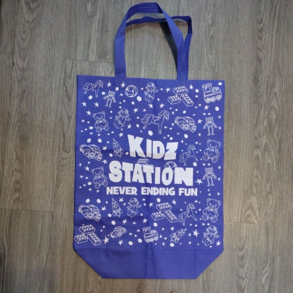 TAS BELANJA KIDZ STATION BESAR biru