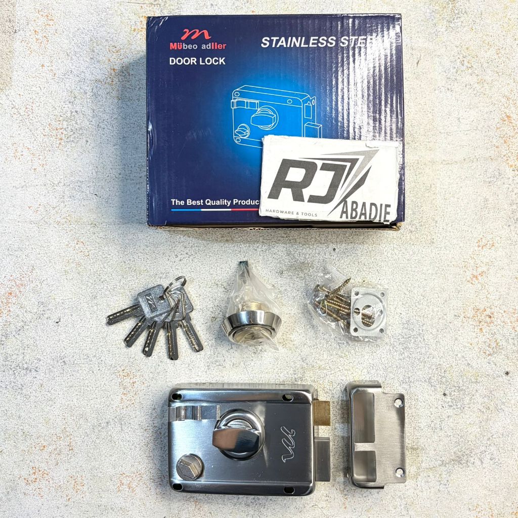 Kunci Pintu Body Rumah Laci Otomatis Stainless 304 MULLER ART ML 853 SS