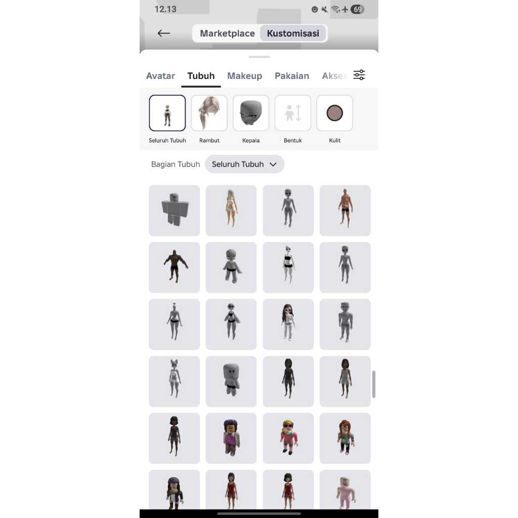 JUAL AKUN ROBLOX PRIBADI WANITA