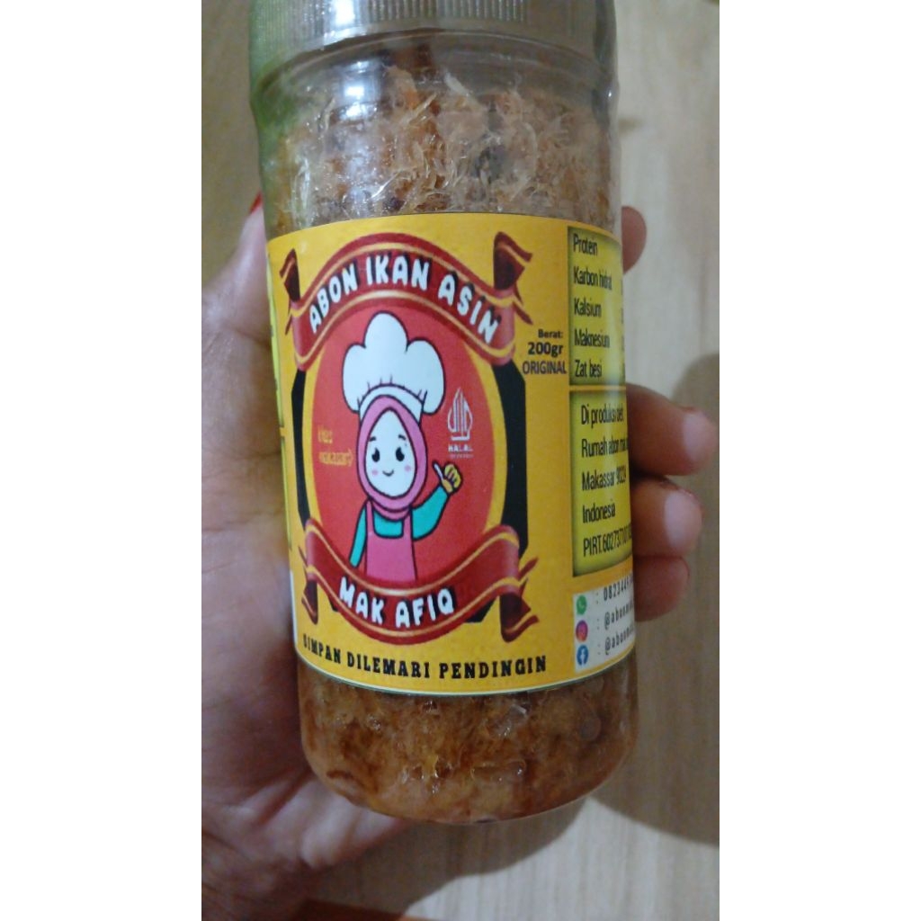 abon ikan asin