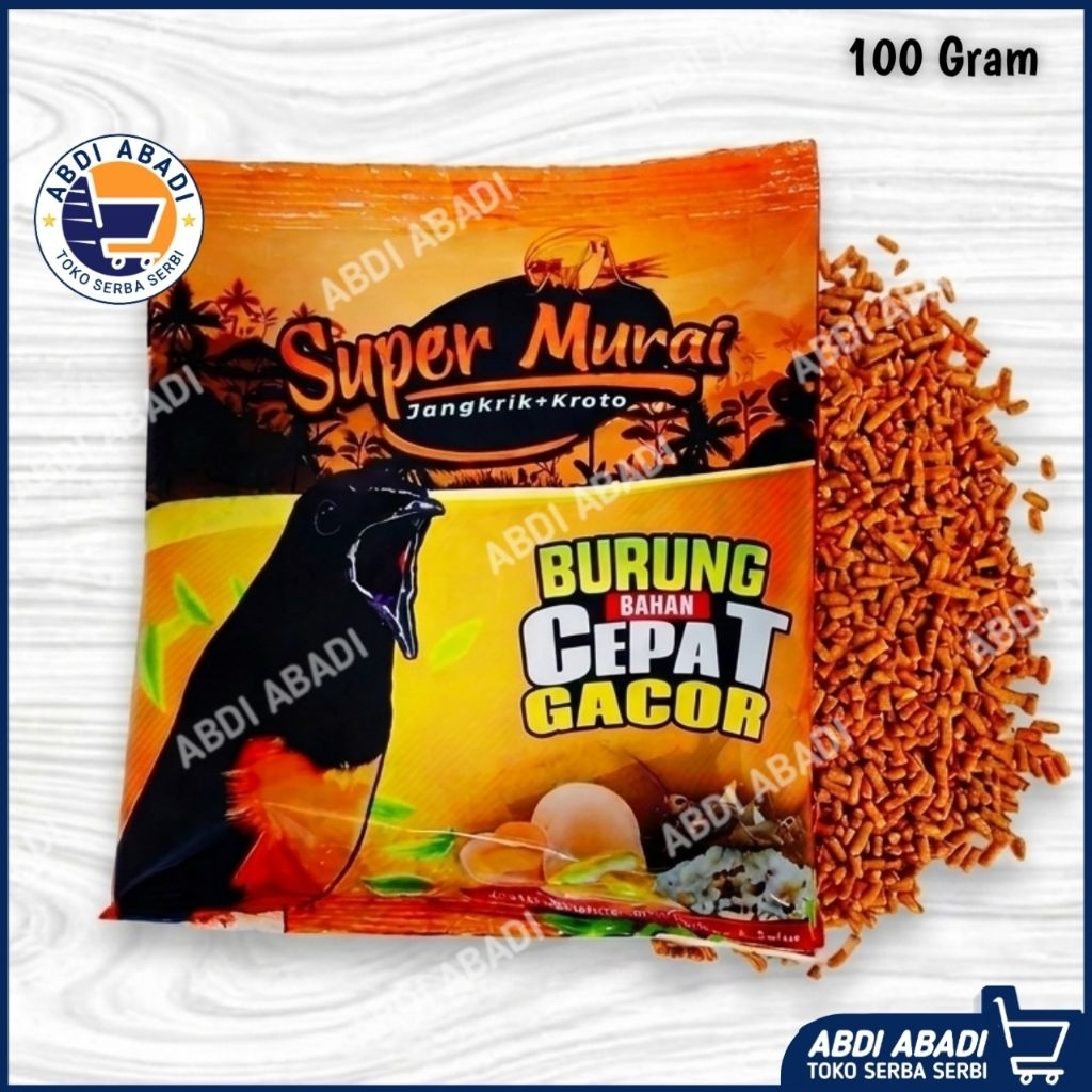 Super Murai Voer Burung Pakan Burung Jangkrik Kroto Bikin Burung Gacor Rajin Bunyi