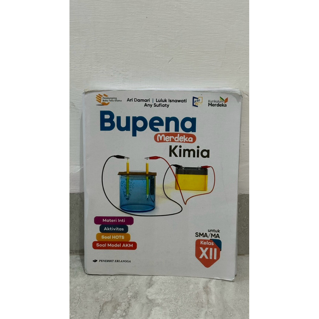 Bupena Kimia | Buku Cetak Kimia | Buku Paket Kimia | Kelas 12 XII SMA3 | Buku Bekas | Kurikulum Merd