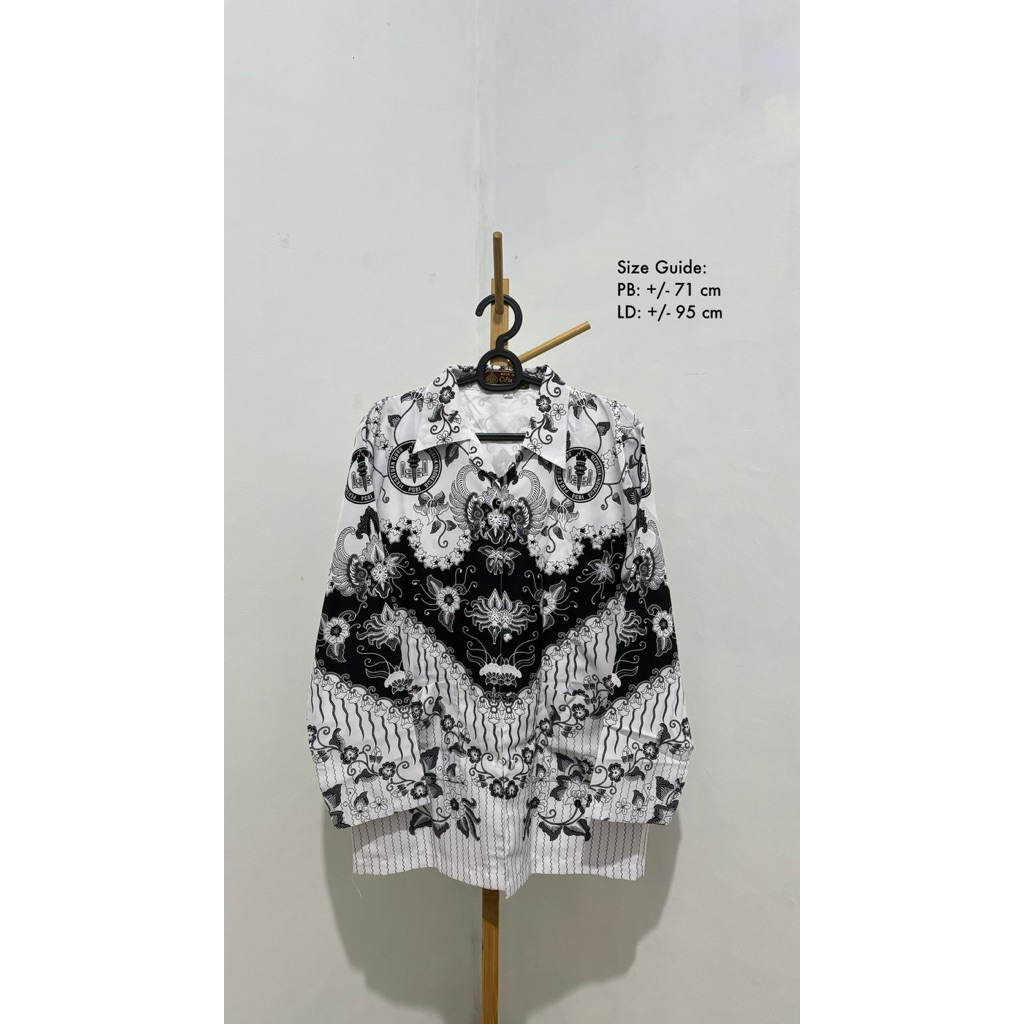 Preloved Atasan Batik PGRI Wanita