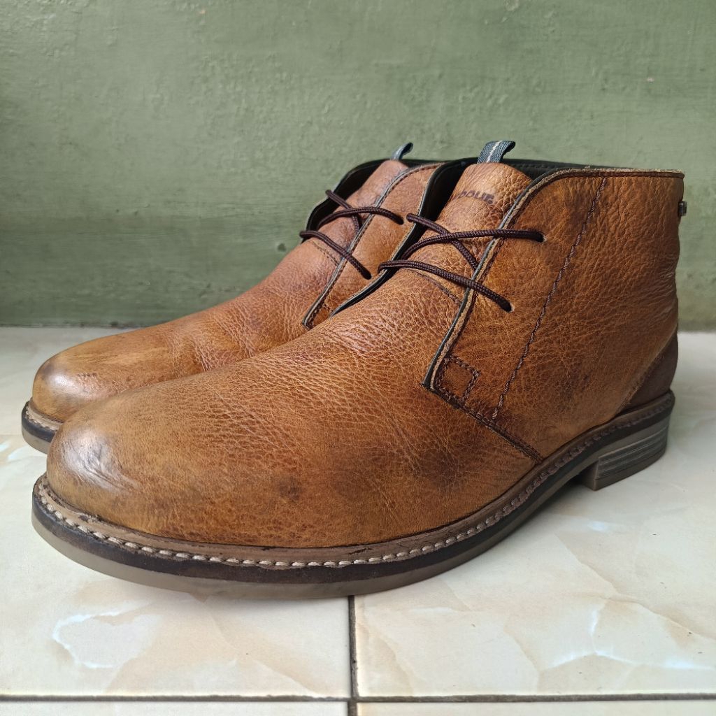SEPATU BARBOUR READHEAD CHUKKA BOOTS LEATHER BARBOUR BOOTS KULIT SEPATU CHUKKA BOOTS