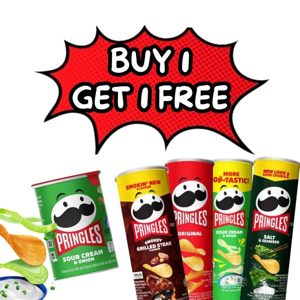 Pringles Buy 1 get 1 free mini Chips