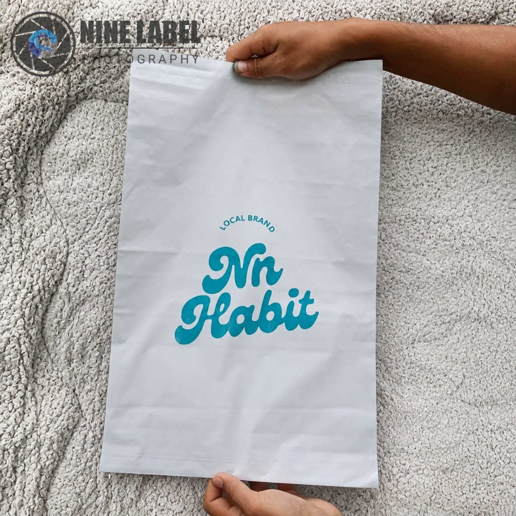 [ minimal 500pcs ] polymailer 20x30, polymailer baju/kaos/hijab/kerudung, polymailer tebal 60mic, pl