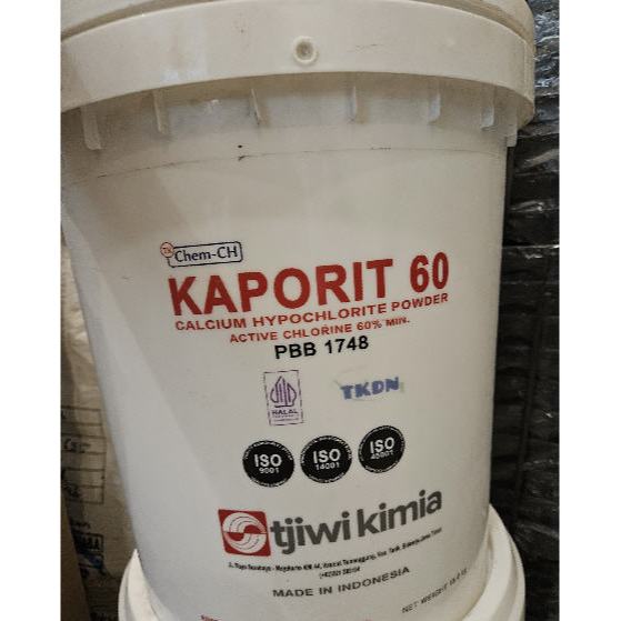 Tjiwi kimia kaporit 60% @15kg