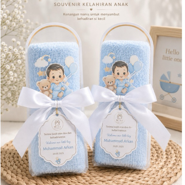 mini hampers handuk / souvenir