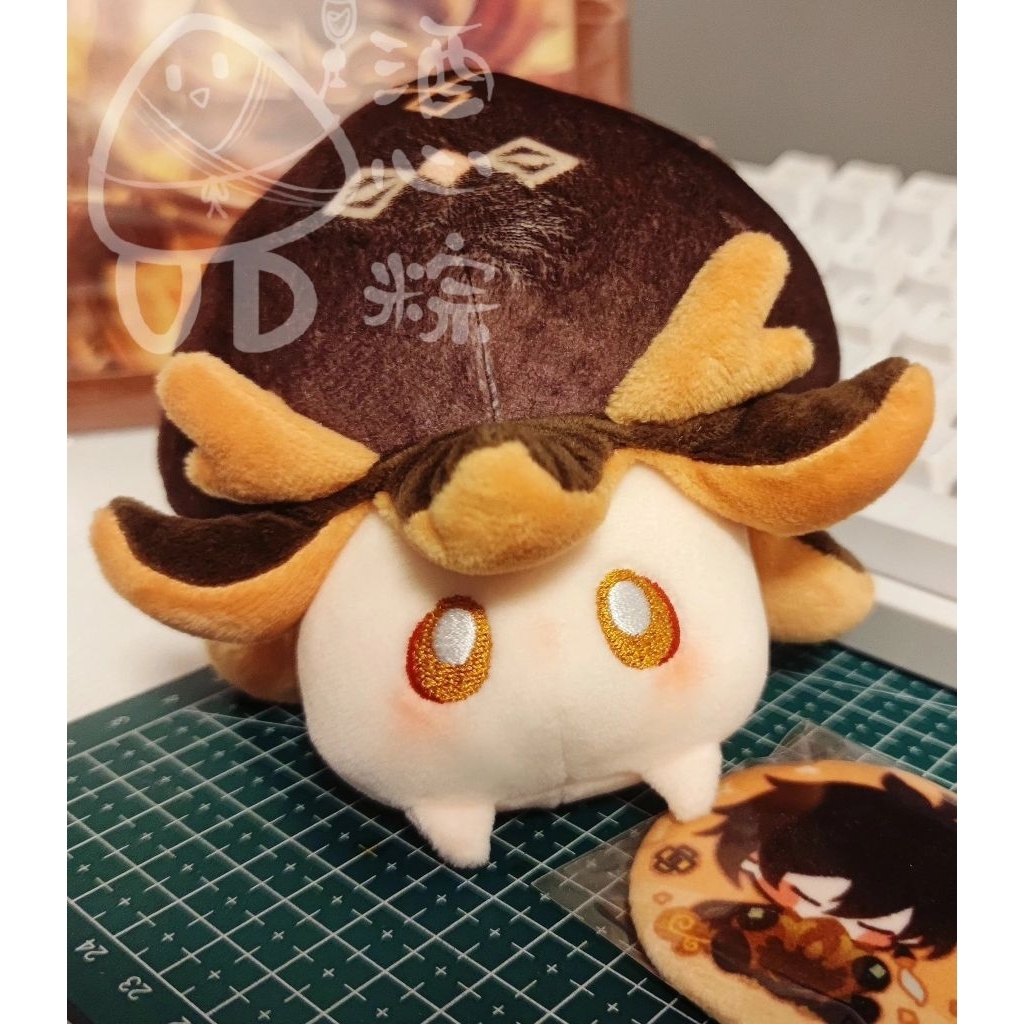 [READY] Boneka Fungus Plush Doll Genshin Impact - Zhongli 10 cm