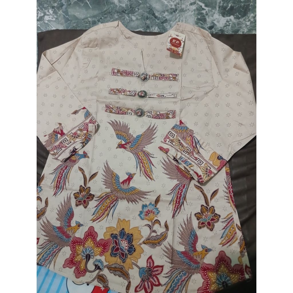 Baju Batik Lengan Panjang 3/4
