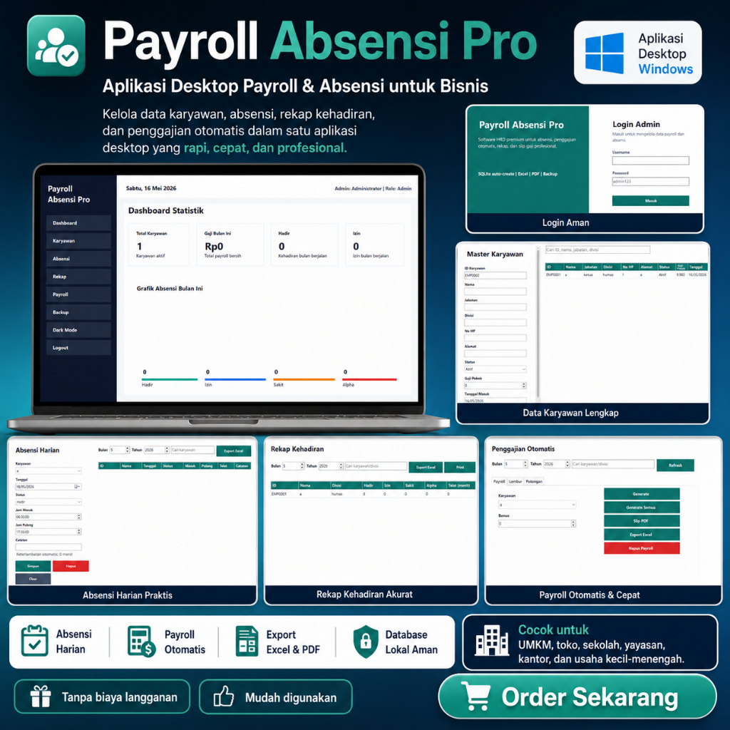 Payroll Absensi Pro