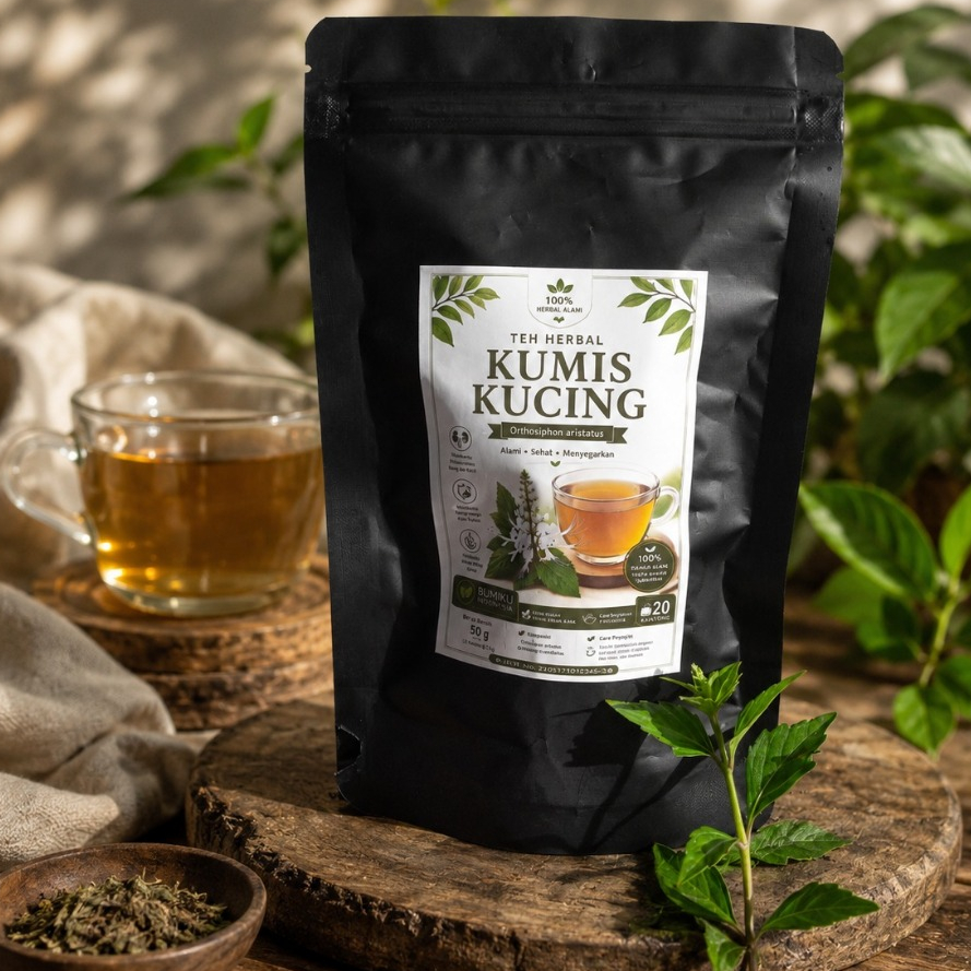 teh herbal daun kumis kucing original
