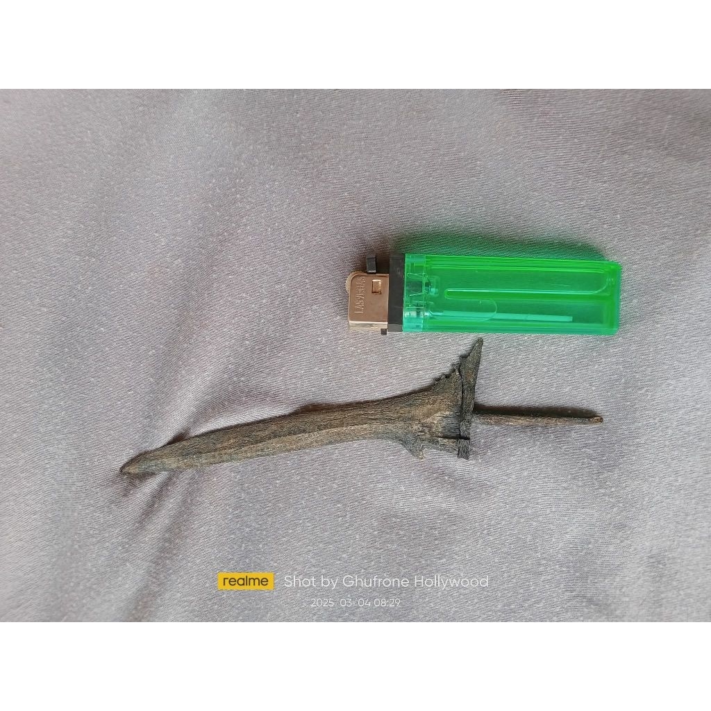 keris jimatan 15cm  keris pasopati besi serar tua mahar 180 rb