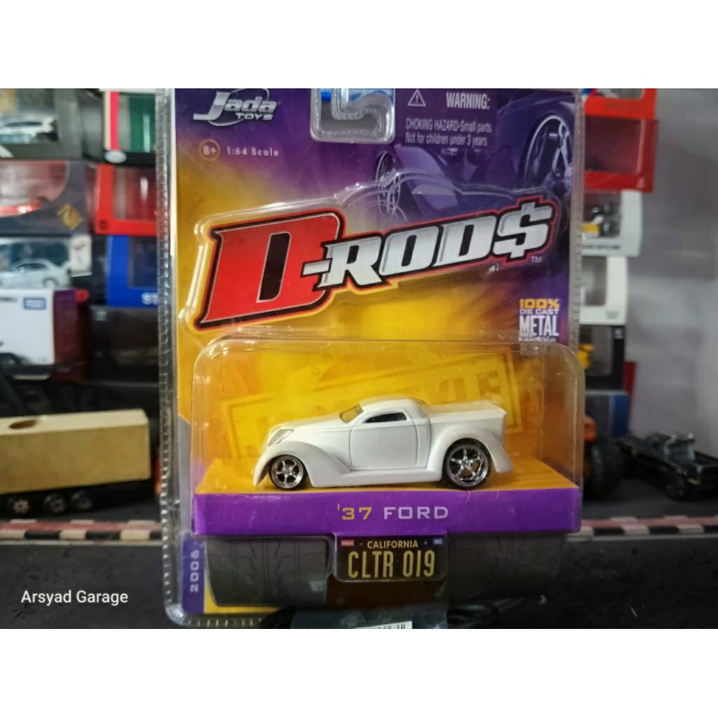 Diecast Jada Toys JadaToys Drods 37 Ford White Blister