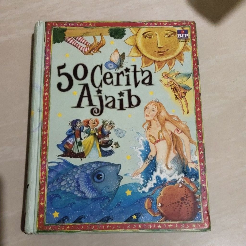 BUKU ORI BUKU 50 CERITA AJAIB PENERBIT BIP HARD COVER