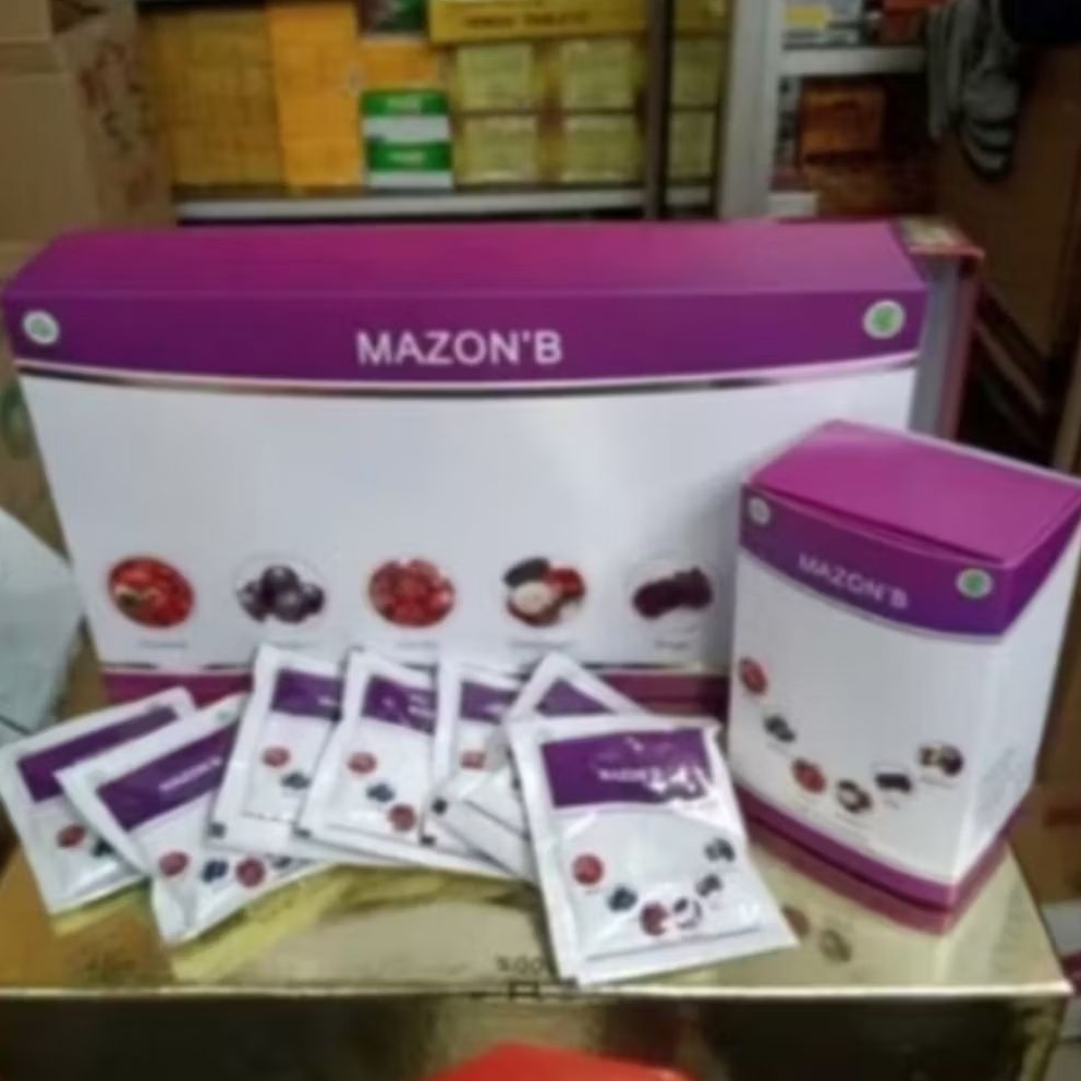 Mazon B Herbal Original 100% Asli Mazon'b isi 10 Sachet Terbaik Ampuh Manjur
