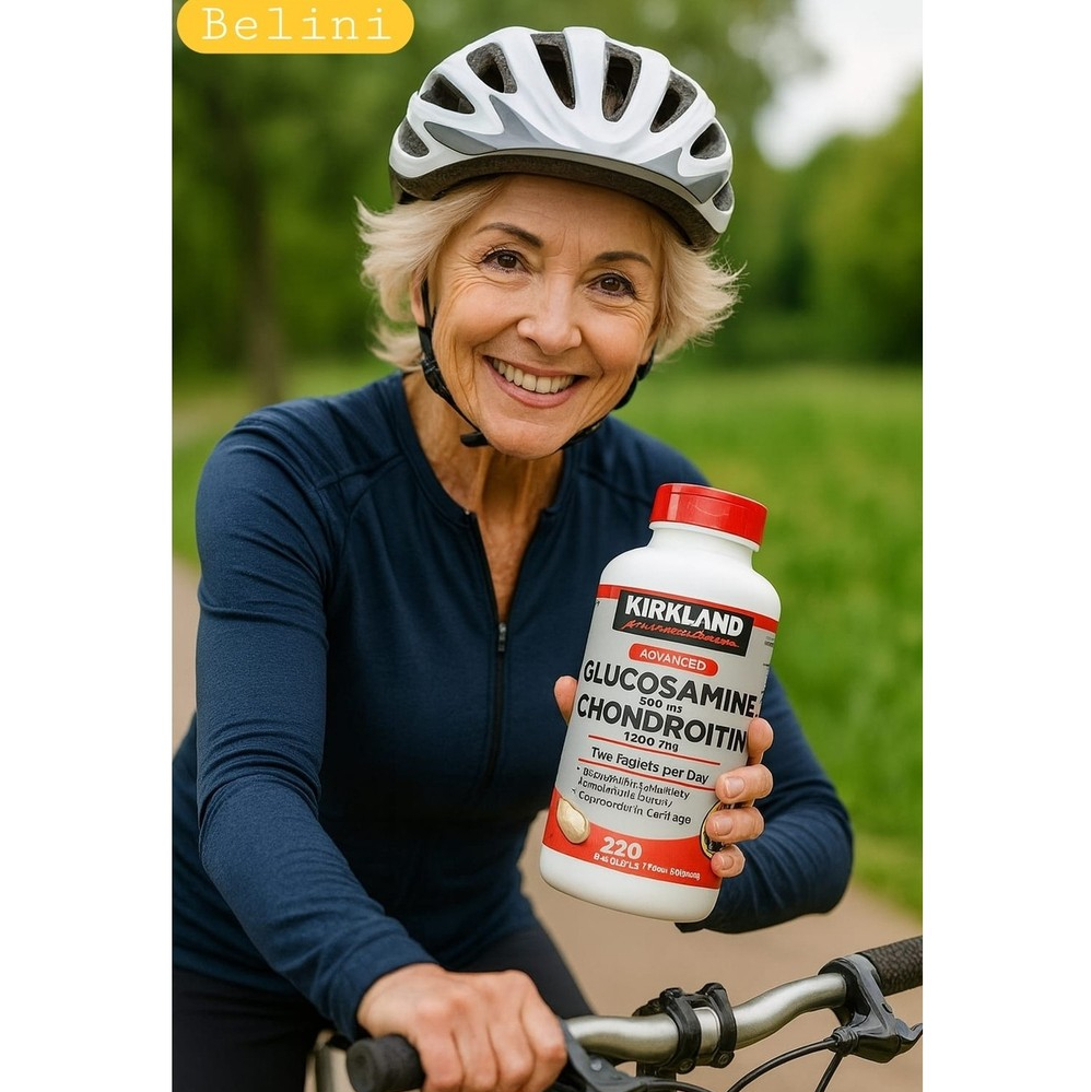 Kirkland Signature Glucosamine 1500 mg & Chondroitin 1200 mg Isi 220 & 280 Tablet, Mendukung Kesehat