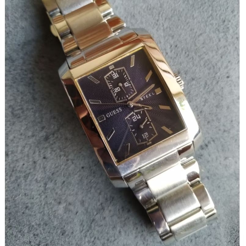 Jam Tangan Guess Tank Ori. Bekas Second Preloved