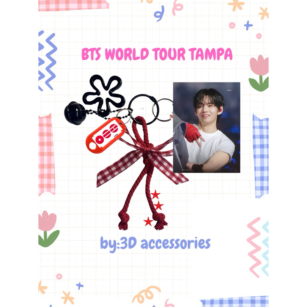 BTS ARIRANG WORLD TOUR KEYCHAIN