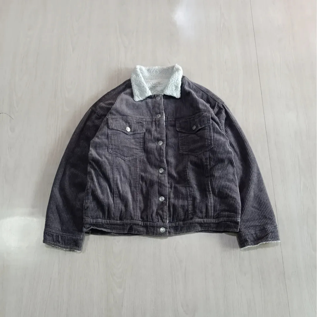CORDUROY   SHERPA  JACKET