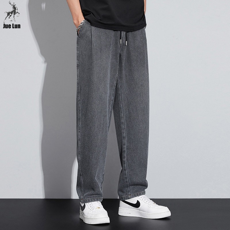 JUE LUN jeans pria celana kolor panjang pria RegulerCelana Panjang  celana kolor panjang pria Terbar