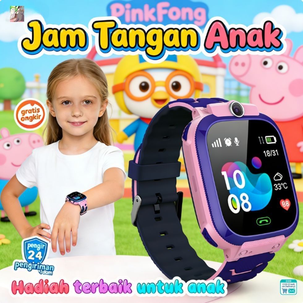 Jam Tangan Pintar Anak Anti Air - Lindungi Si Kecil Dimana SajaAnti Air Jam Tangan Anak Smartwatch G