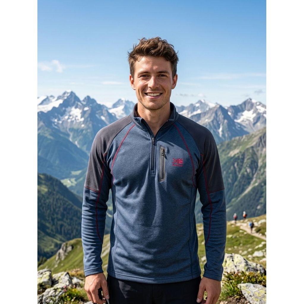 BASELAYER TEBAL || KARRIMOR || BAJU GUNUNG || BAJU OUTDOOR || BAJU BRANDED SECOND