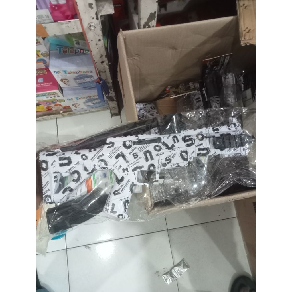 UMP45 Mainan Tembakan Elektrik Water Gel Blaster Motif Streetwear