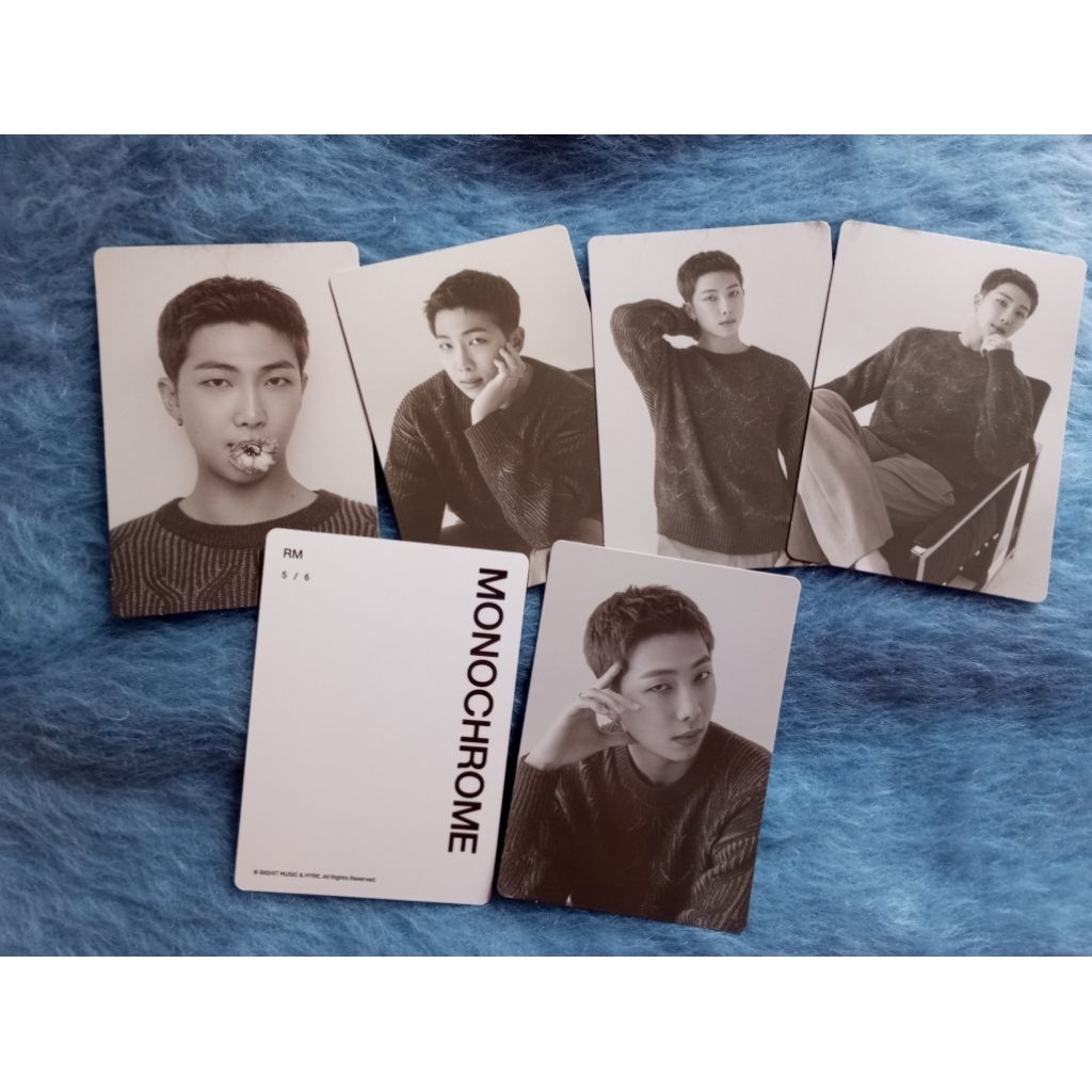 POP UP JAPAN PC MONOCHROME BTS NAMJOON RAP MONSTER