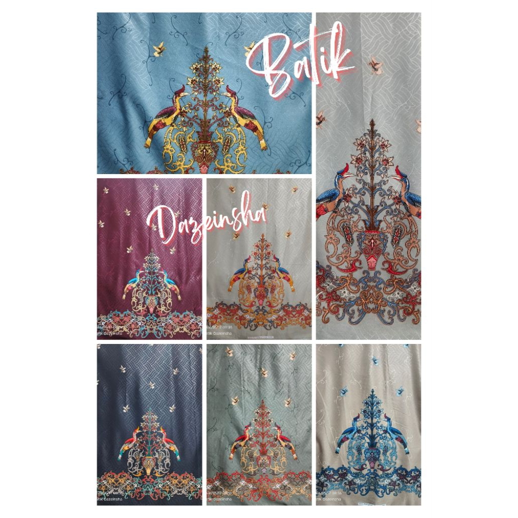 Kain batik sutra emboss motif etnik Kalimantan Tengah