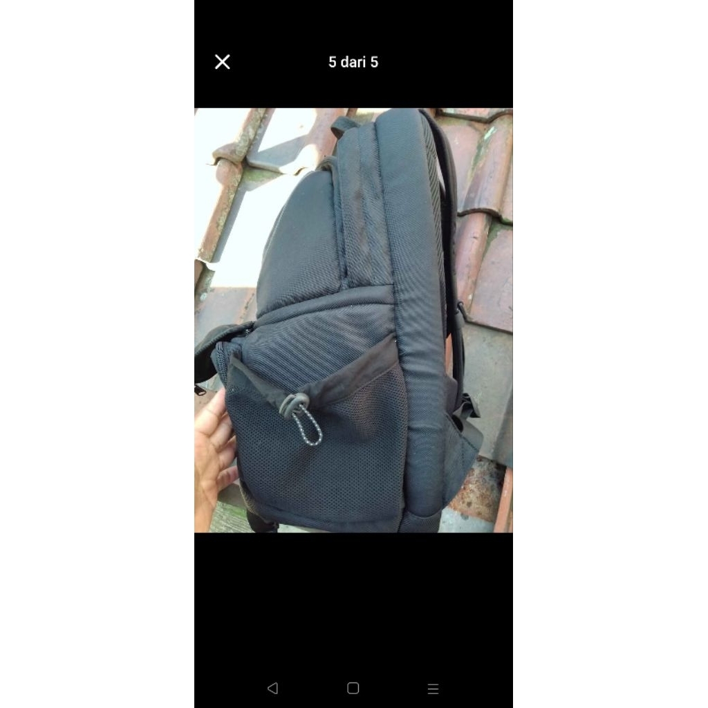 tas ransel kamera+laptop merk crack bekas
