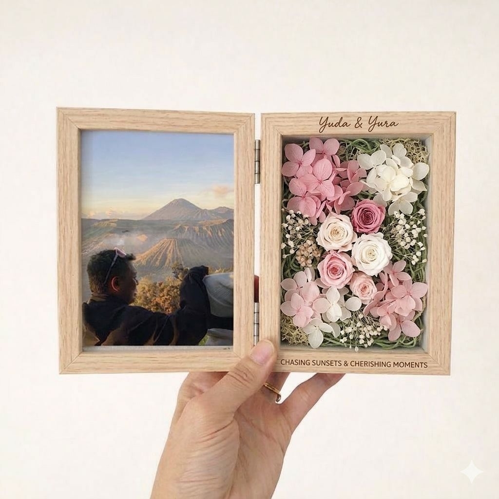 Frame Book 3D / kado ulang tahun / kado wisuda / kado cowok / kado cewek