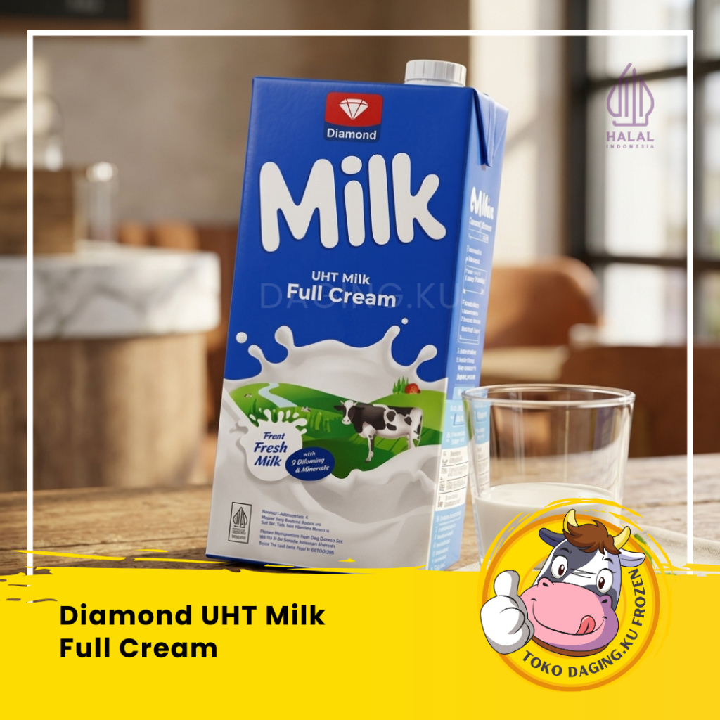 Diamond UHT Milk Full Cream 1 Liter