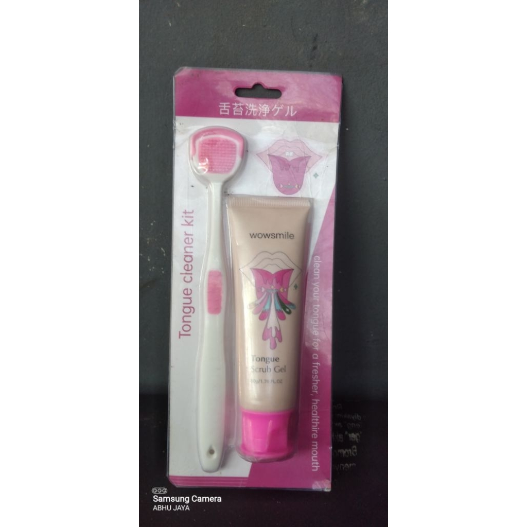 wowsmile tongue scrub gel cleaner kit