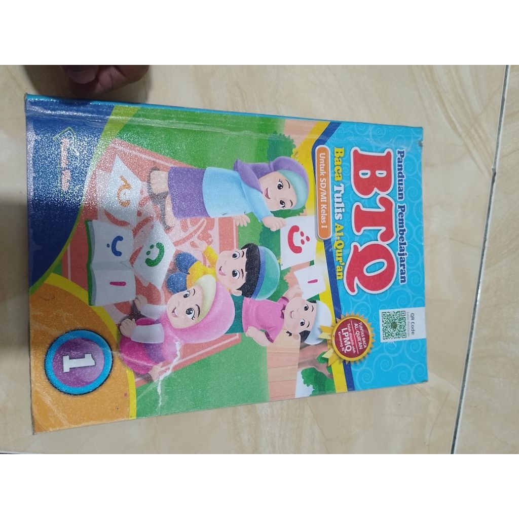 buku pelajaran BTQ kelas 1