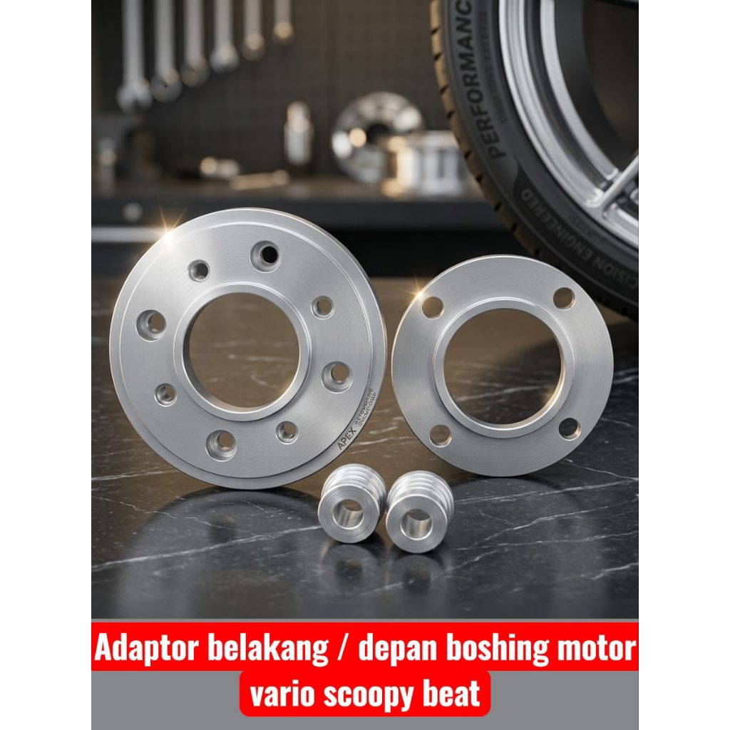 PLENDES ADAPTOR CAKRAM BELAKANG / Depan / busing MATIC UNIVERSAL HONDA VARIO BEAT PCX