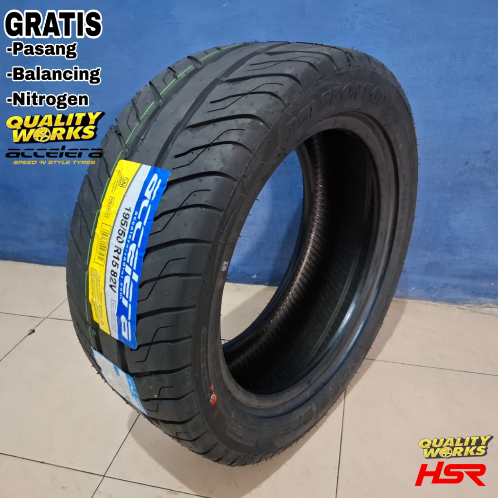 BAN MOBIL 195 50 R15 ACCELERA 351 SPORT GD BAN MOBIL SEMI SLICK 195/50 R15