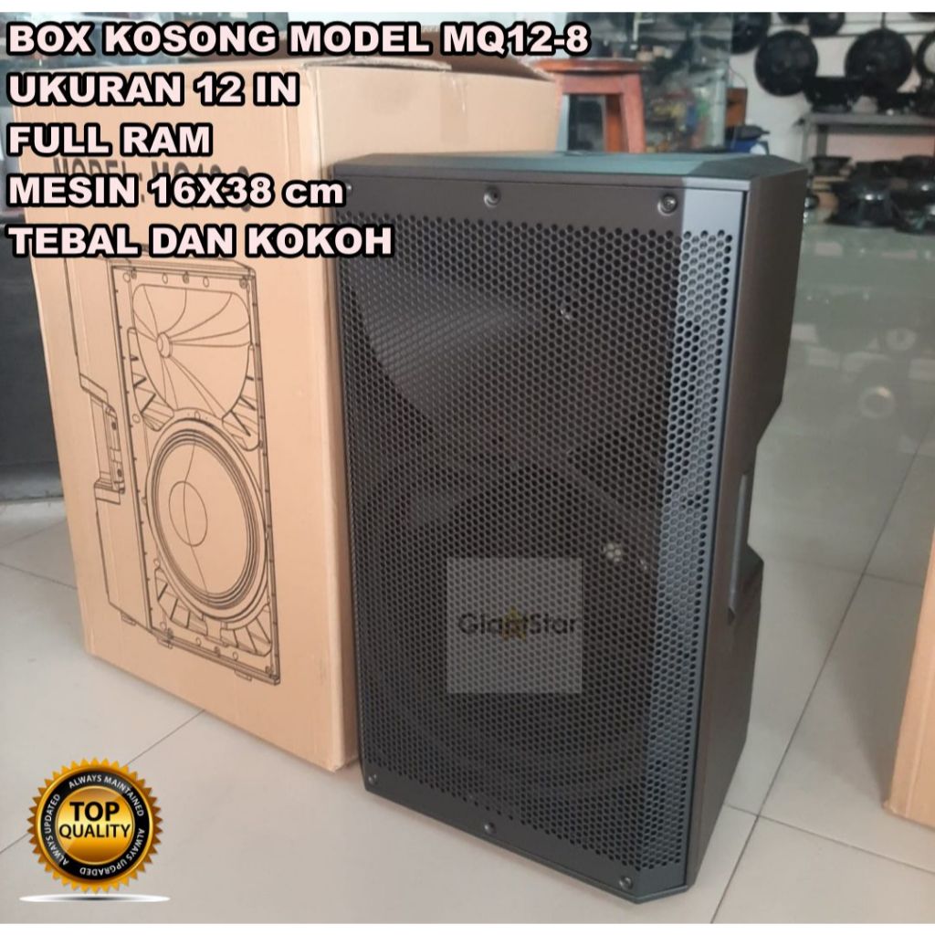 BOX KOSONG SPEAKER 12inch 12in BOX SPEAKER FIBER PLASTIK MODEL YAMAHA FULL RAM Kotak speaker 12" Uku