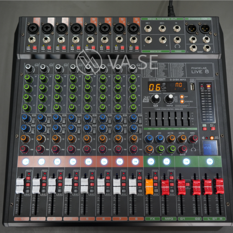mixer analog phaselab live 8 Channel