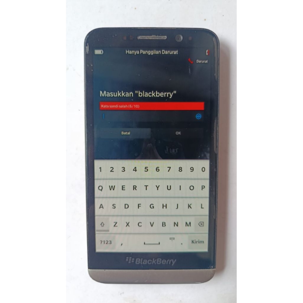 Blackberry Z30 Hidup Minus