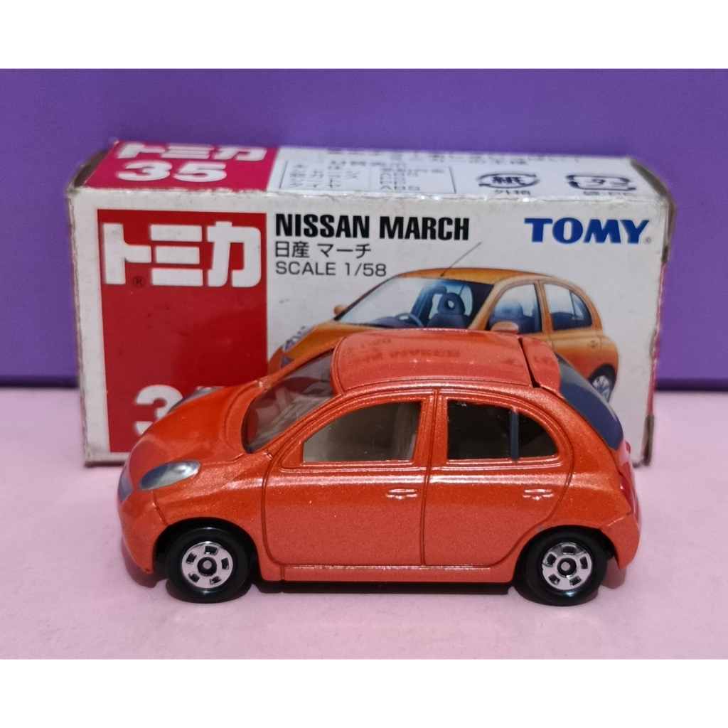 Diecast Tomy Biru Tomica 35 Nissan March