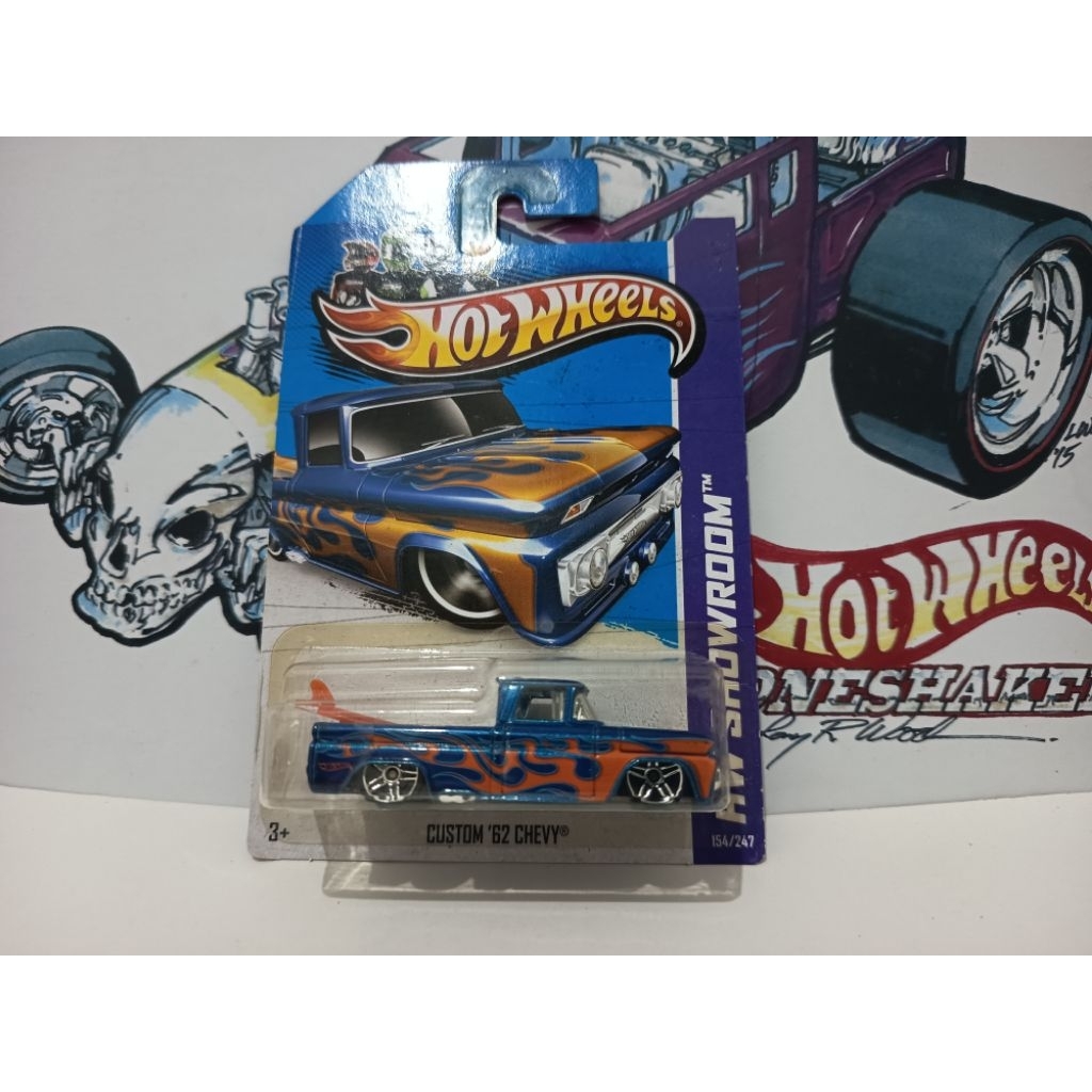 hotwheels custom 62 chevy pick up hw showroom