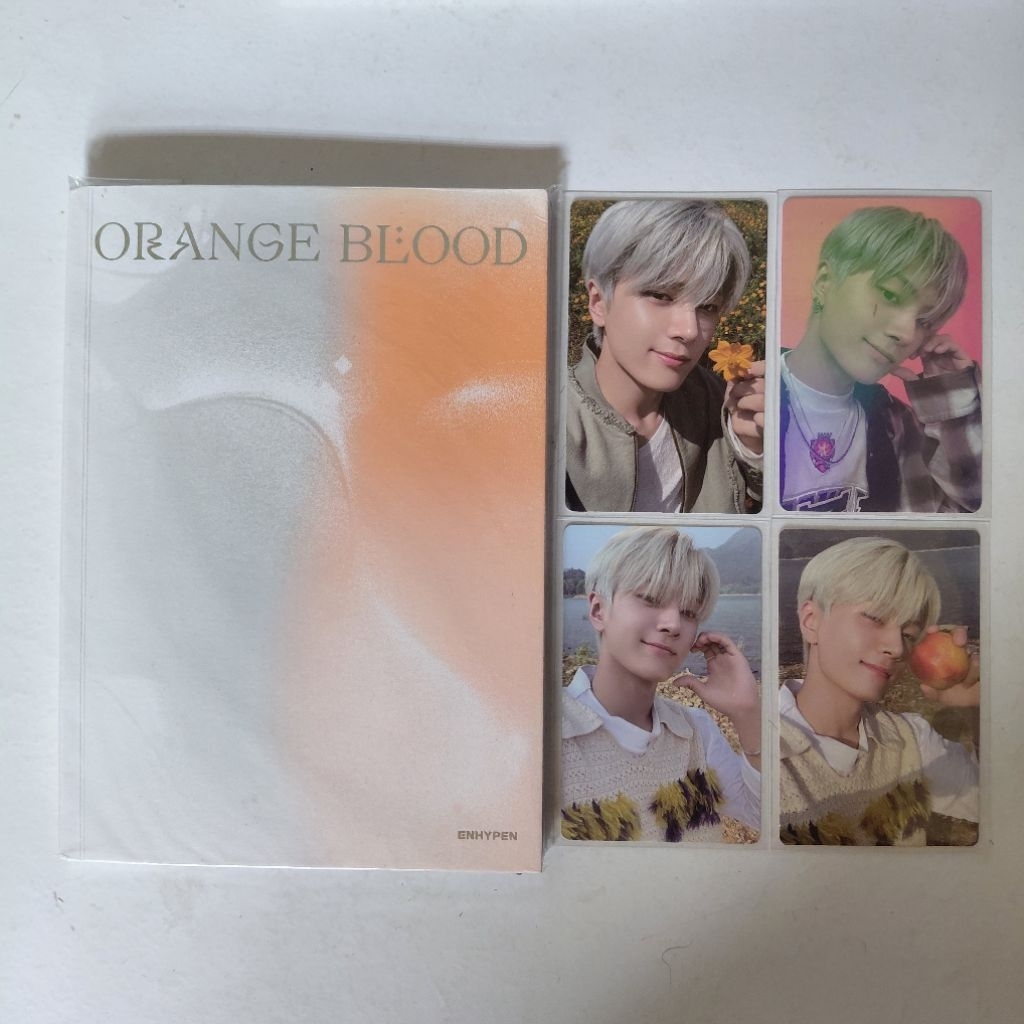 ENHYPEN ORANGE BLOOD JAY PHOTOCARD POB WEVERSE