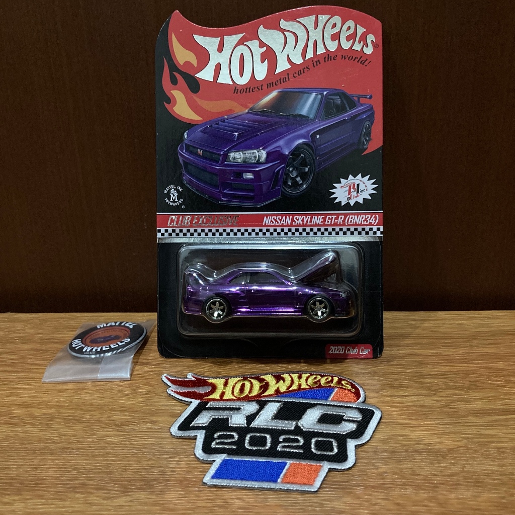 Hot Wheels RLC Nissan Skyline GT-R R34 GTR BNR34 2020 HotWheels HW Red Line Club Car Purple Ungu