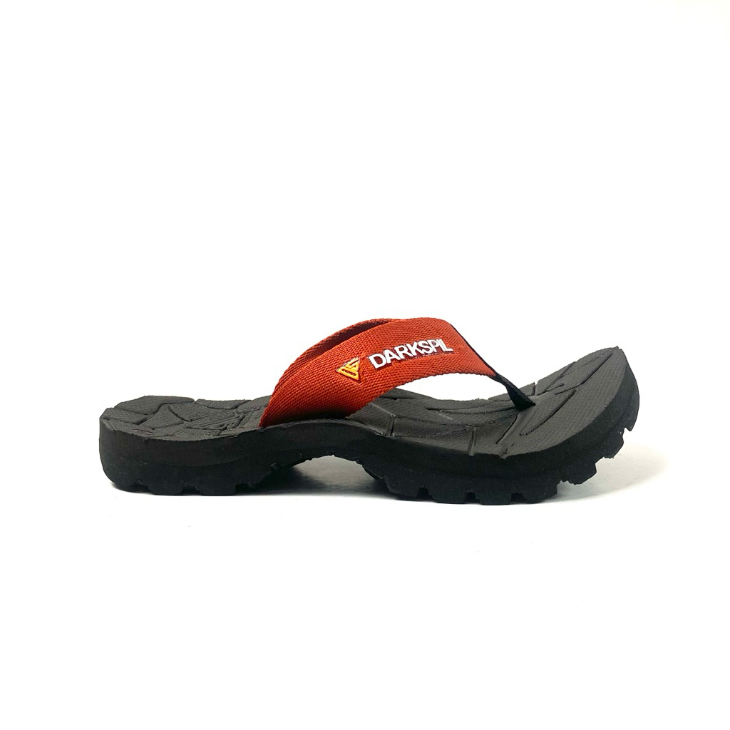 Darkspil Sandal gunung Darkspil-sandal jepit merah bata hitam Pria Wanita 36-43 Outdoor Fleksible Ri
