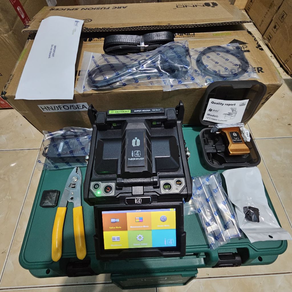 splicer inno i4 / inno i4 / INNO Instrument i4 Fusion Splicer Fiber Optic Original - Mesin Splicing 