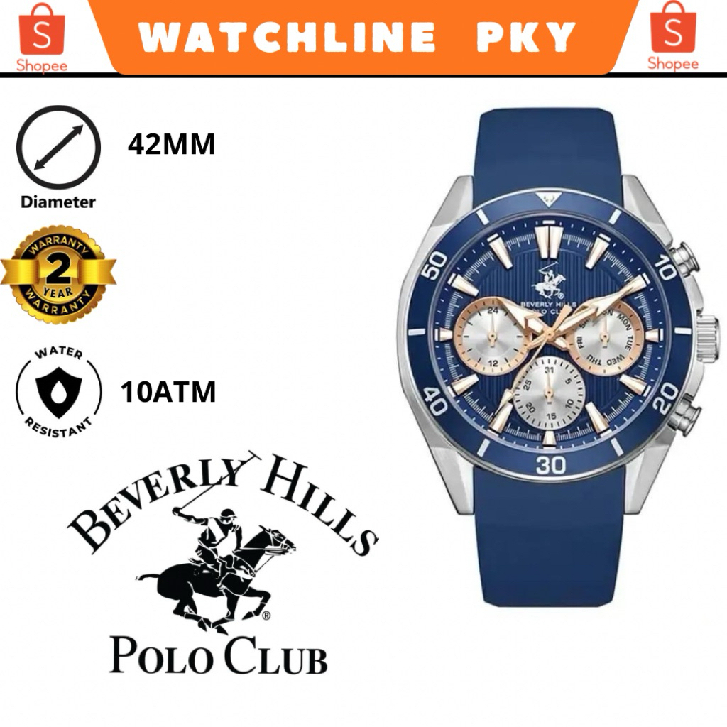 JAM TANGAN PRIA BEVERLY HILLS POLO CLUB