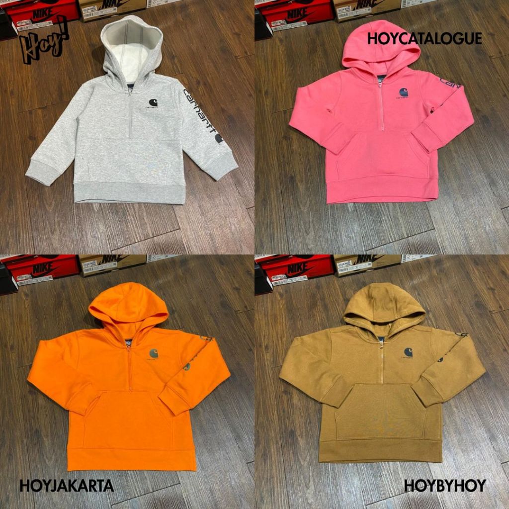 Kids Half Zip Sweatshirt Hoodie